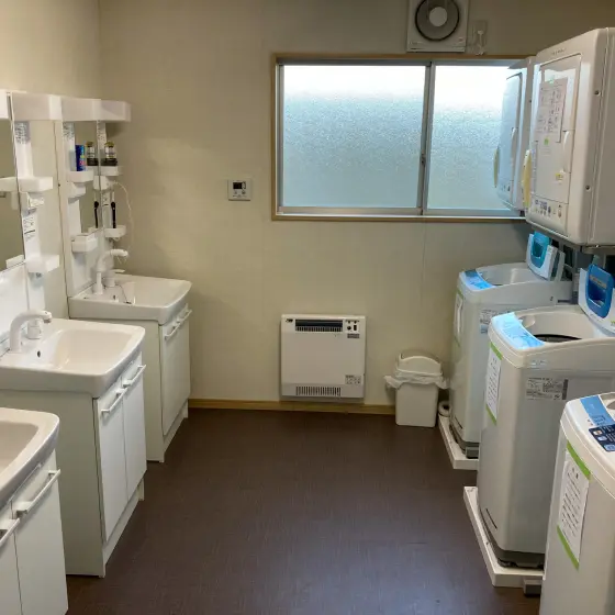 宿舎の洗濯室